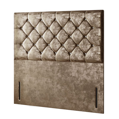 Farallones Upholstered Velvet Panel Headboard