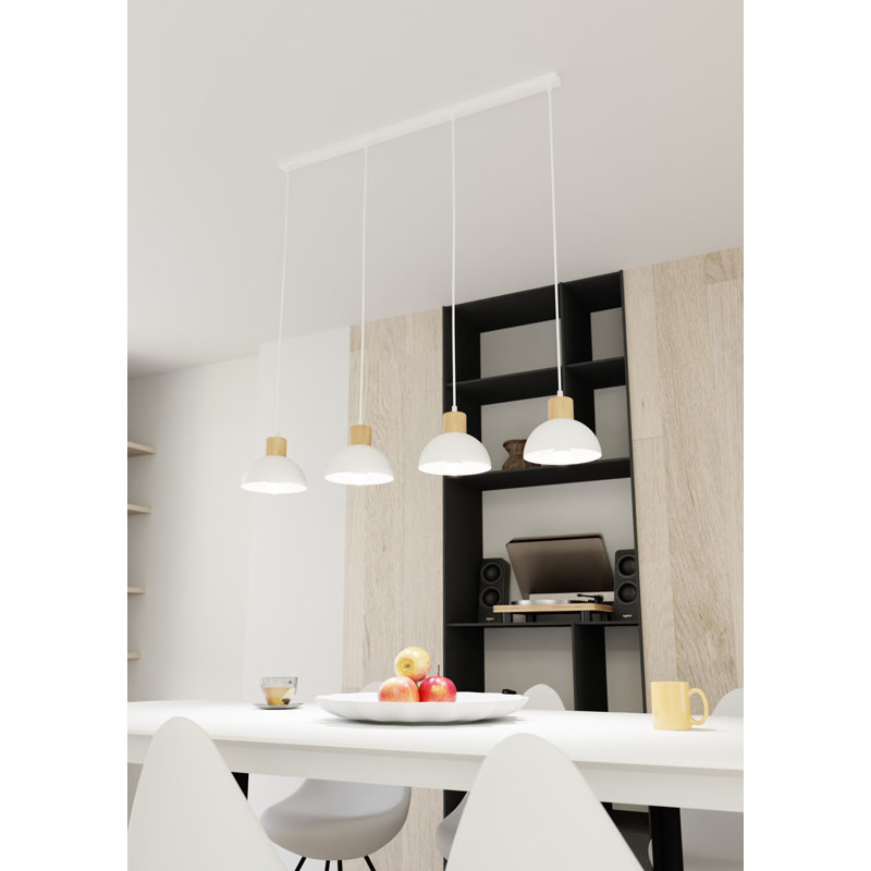 Aylesha 4 - Light Pendant, White