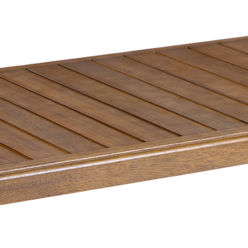Rectangular Outdoor Coffee Table, Natural Wood