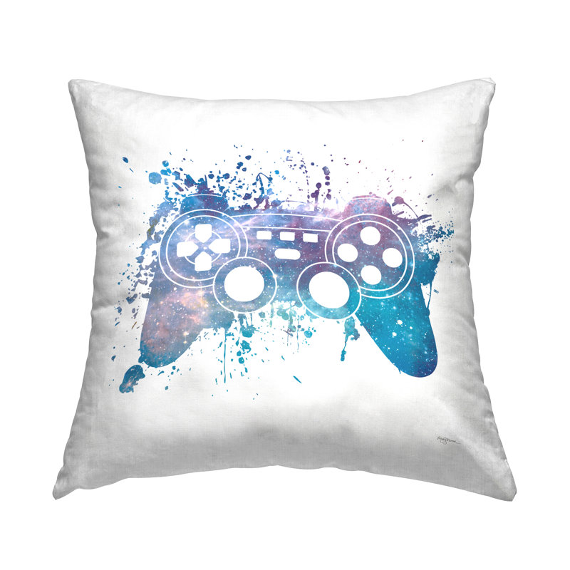 Design de coussin décoratif imprimé motif de galaxie par Danhui Nai