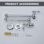 Robinet de cuisine mural escamotable avec robinet pivotant à double articulation escamotable-106803027