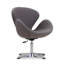 Chaise ballon rembourrée en métal Raspberry Modern-1094482881