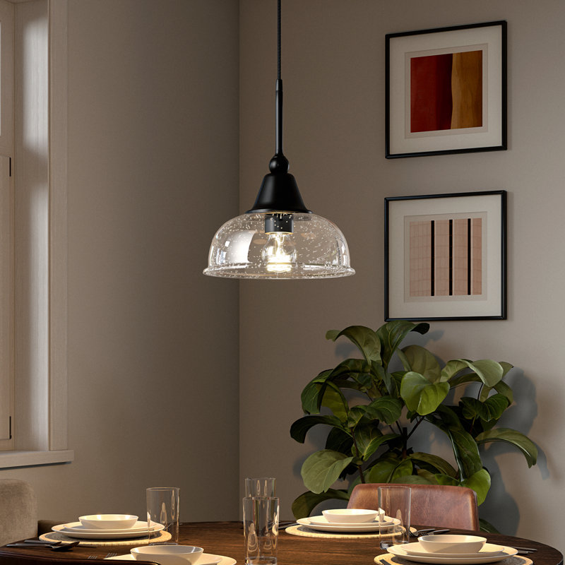 Giraldo 1 - Light Single Pendant, Black