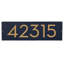 Plaque d’adresse murale sur 1 ligne flottante-41303794-41299728-41299922
