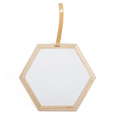 Miroir hexagonal, 16 po x 14 po
