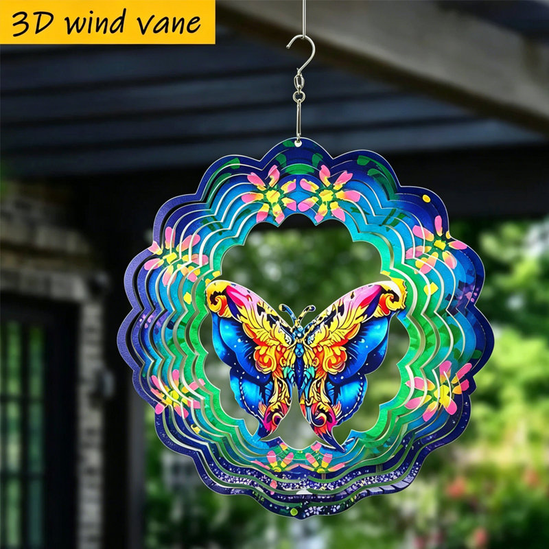 Décoration de jardin 12 pouces 3D, H
