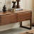 Black walnut solid wood TV cabinet