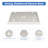 GT 36" x 36" Acrylic Shower Base, Single Threshold Shower Pan, Center Drain Slip-Resistant, Matte White with Rock Pattern-125481892-125481890-125481891