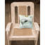 Coussin décoratif intérieur / extérieur beige / bleu Shells-22324651