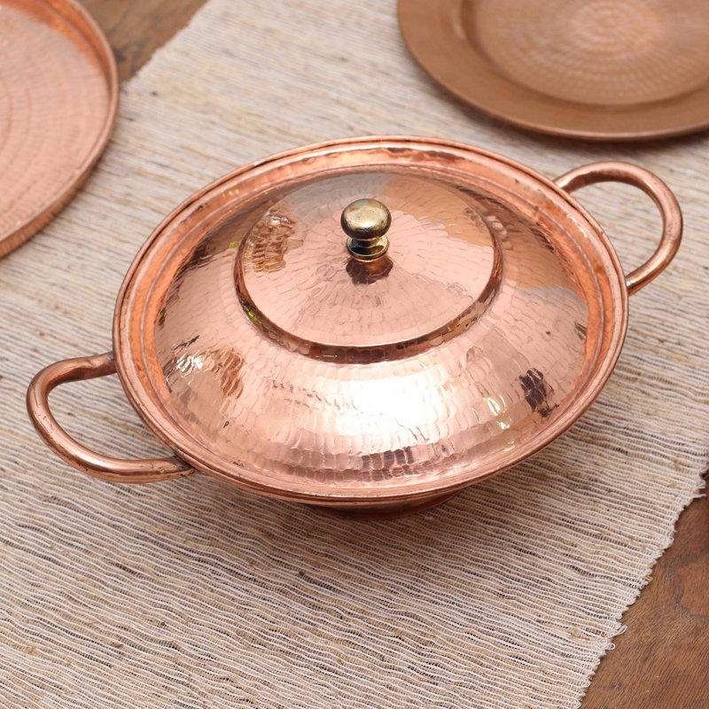 Dakota Fields Adonis Copper Serving Bowl