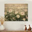 Fleurs blanches blanches au printemps Bloom II - Décoration murale en bois fleurs sauvages - sur bois de pin naturel-327000781