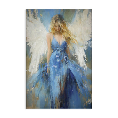 Blue Flame of Hope Canvas, design by Tina LeCour