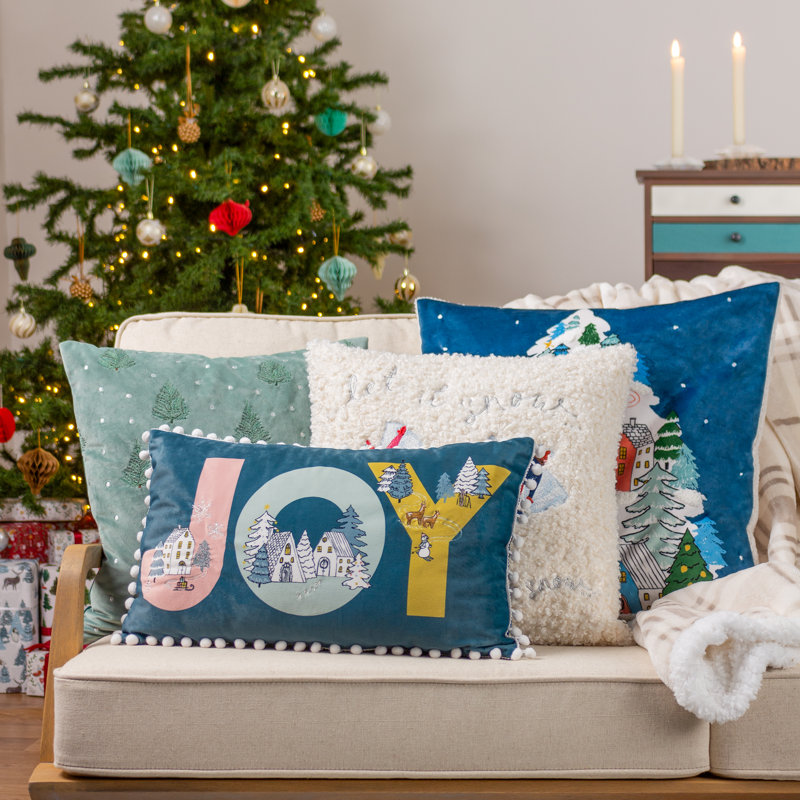 White Square Cushion