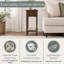Table d'appoint 1 tiroir avec tablette Mayall No Tools-723534510