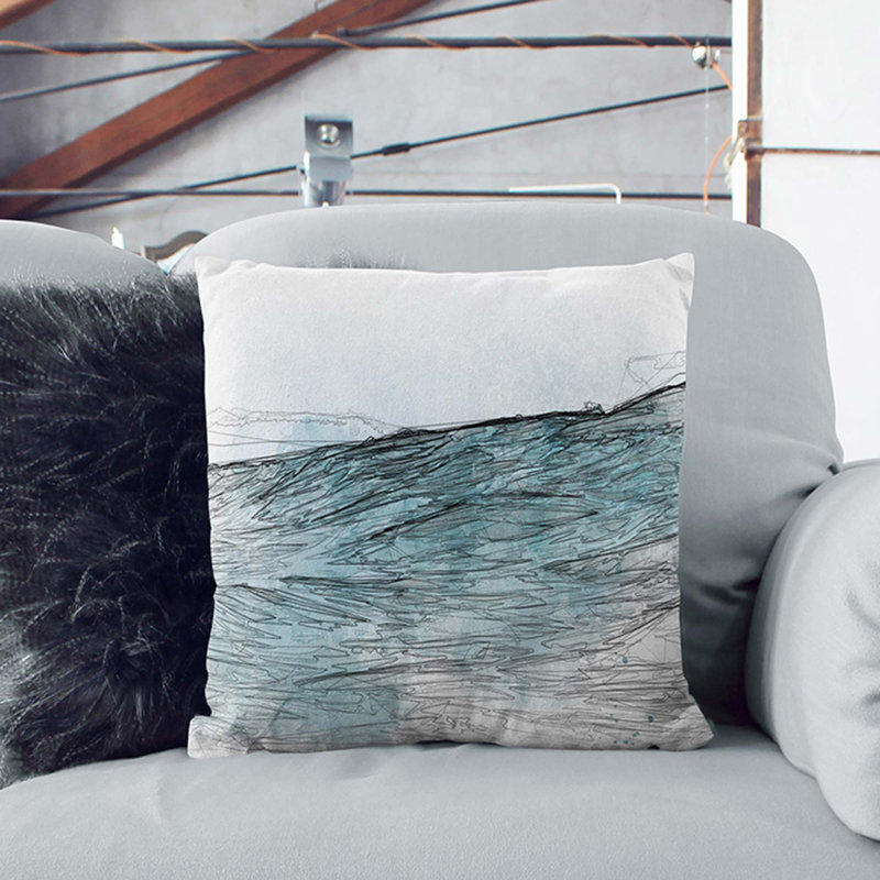 Square Throw Cushion, 55cm H x 55c m W x 20cm D
