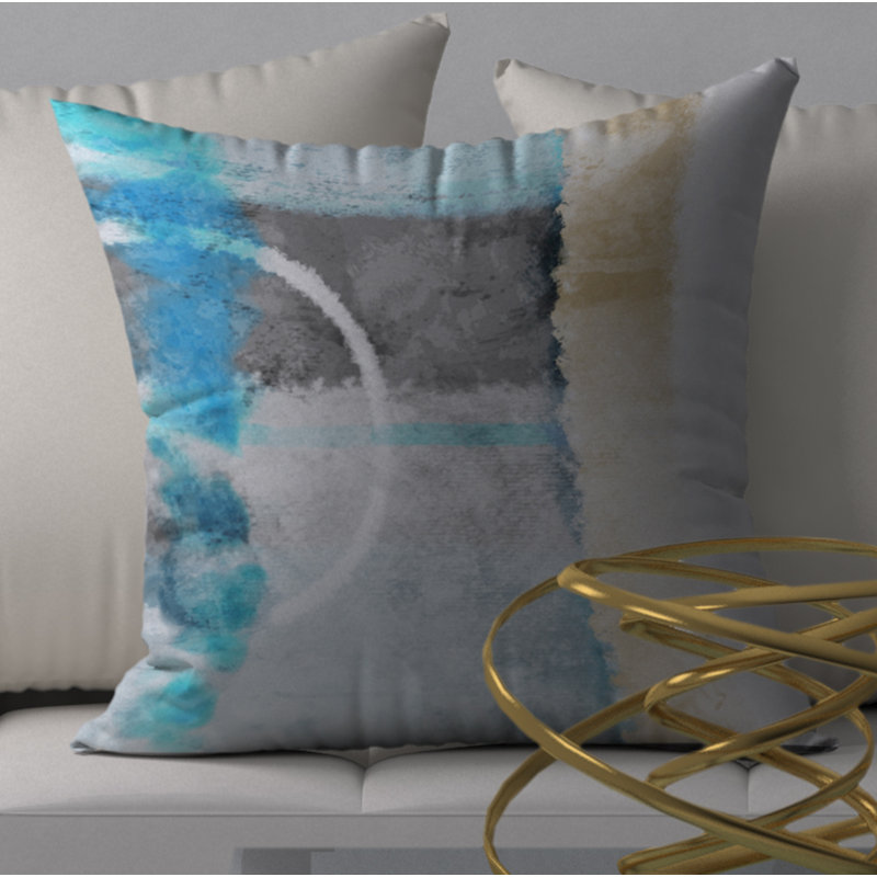 Reversible Throw Pillow, 24" x 24"
