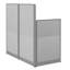 Poste de travail droit avec panneau Regency, l 65 po x P 33 po, blanc pur Regency-133697677