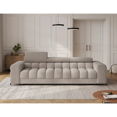 Festello 3 Seater Sleeper Sofa - Beige