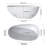 59" Premium Solid Surface Deep Soaking Bathtub