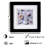 Kiera Grace Morgan Picture Frame, Holds a 7" x 7" Photo, 9" x 9" Large Wood Picture Frame with Fien Double Matting for Wall Hanging and Photo Display, White-610429708-610429711