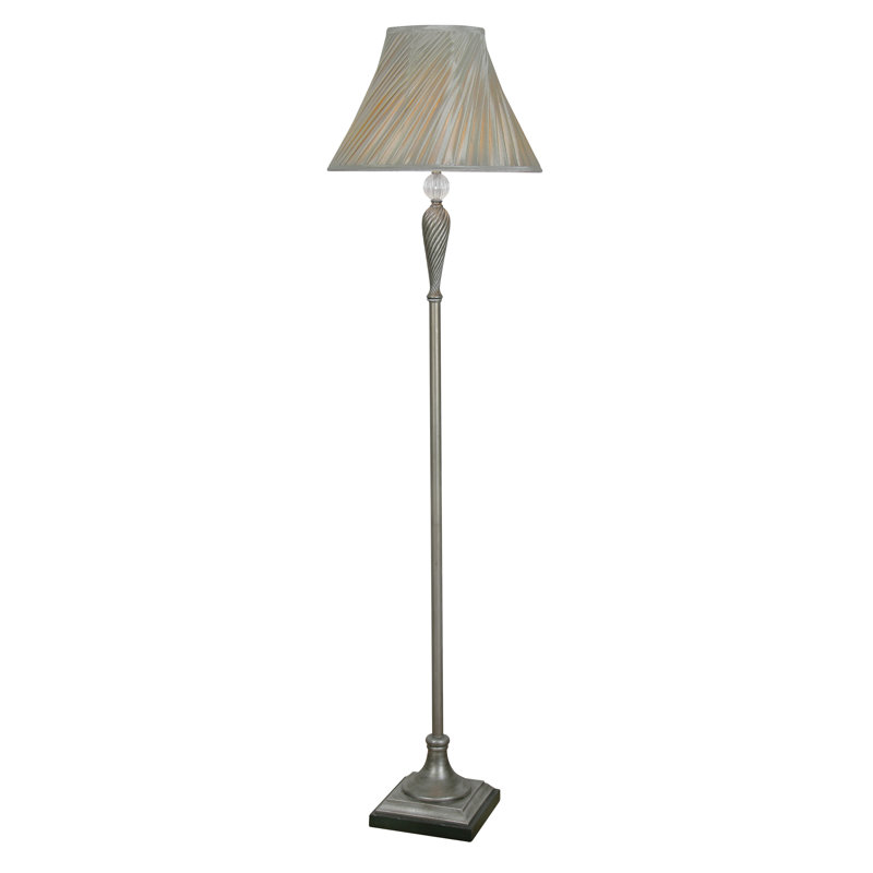 Lastur 170cm Soft Grey Traditional Floor Lamp
