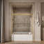 Levity 59.63" x 62" Bypass Bath Door with CleanCoat® Technology-227747595-227747588