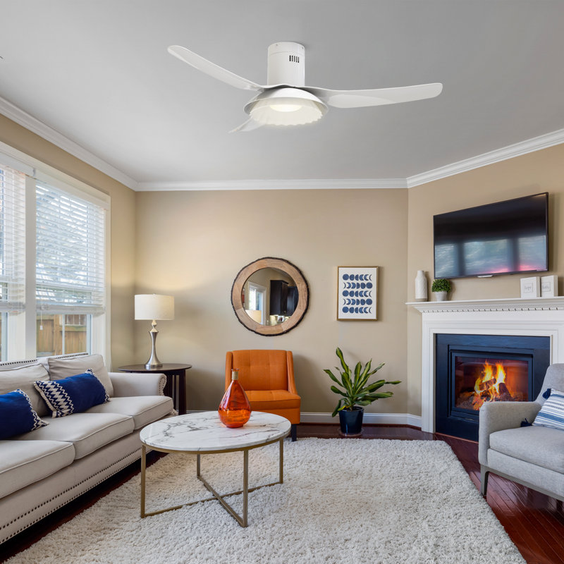 Edder 52'' Ceiling Fan with LED Lights