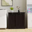 Armoire de trieur de linge durable et élégante avec deux compartiments pour une organisation efficace et un design moderne-1904959579