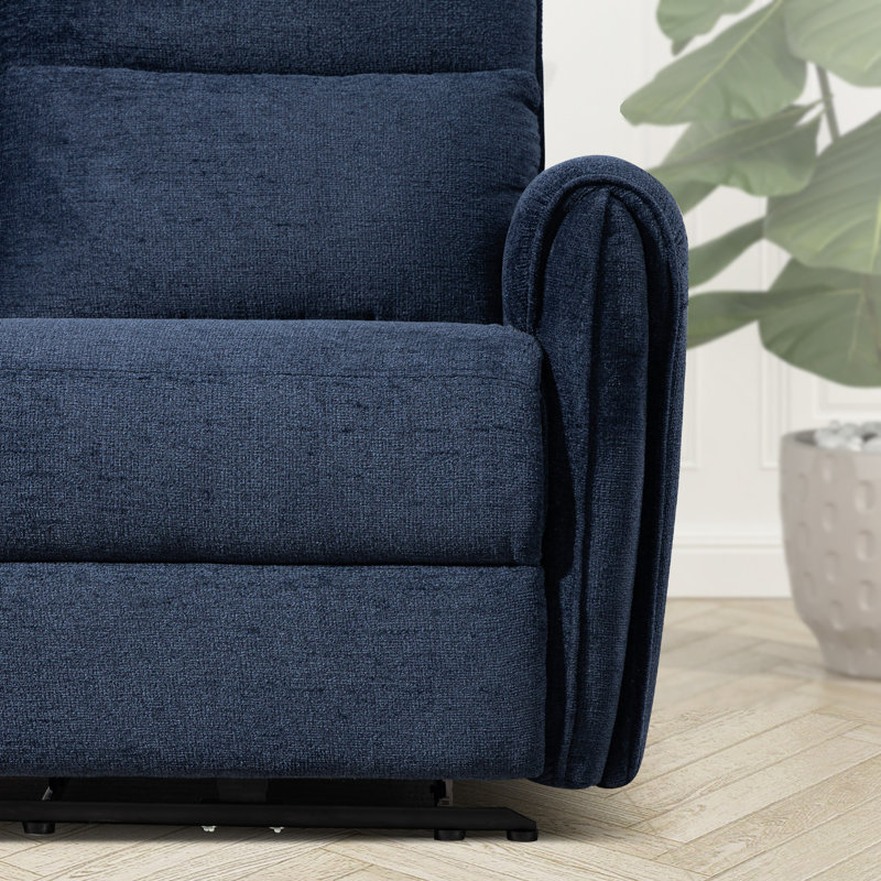 Causeuse inclinable électrique Zero Clearance, Bleu