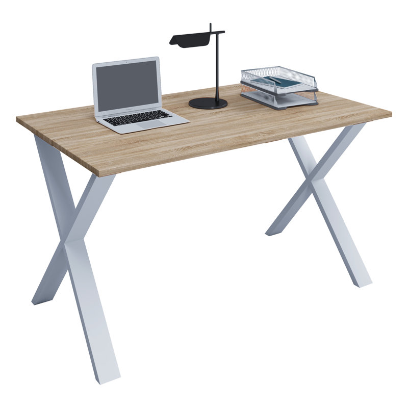 Randalle Writing Desk, Black, 76cm H x 140cm W x 50cm D