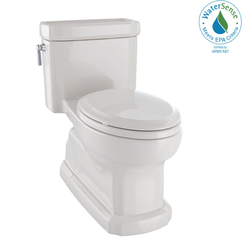 Guinevere® ADA Compliant 1.28 GPF Elongated One-Piece Toilet with SanaGloss Glazing, Sedona Beige
