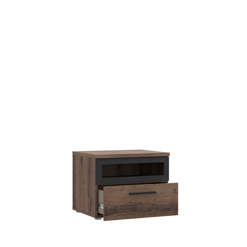 Ellesborough 52cm W Manufactured Wood Bedside Table