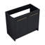 Armoire de salle de bain autoportante en châtaignier noir - 36 po, meuble-lavabo autoportant et fiable