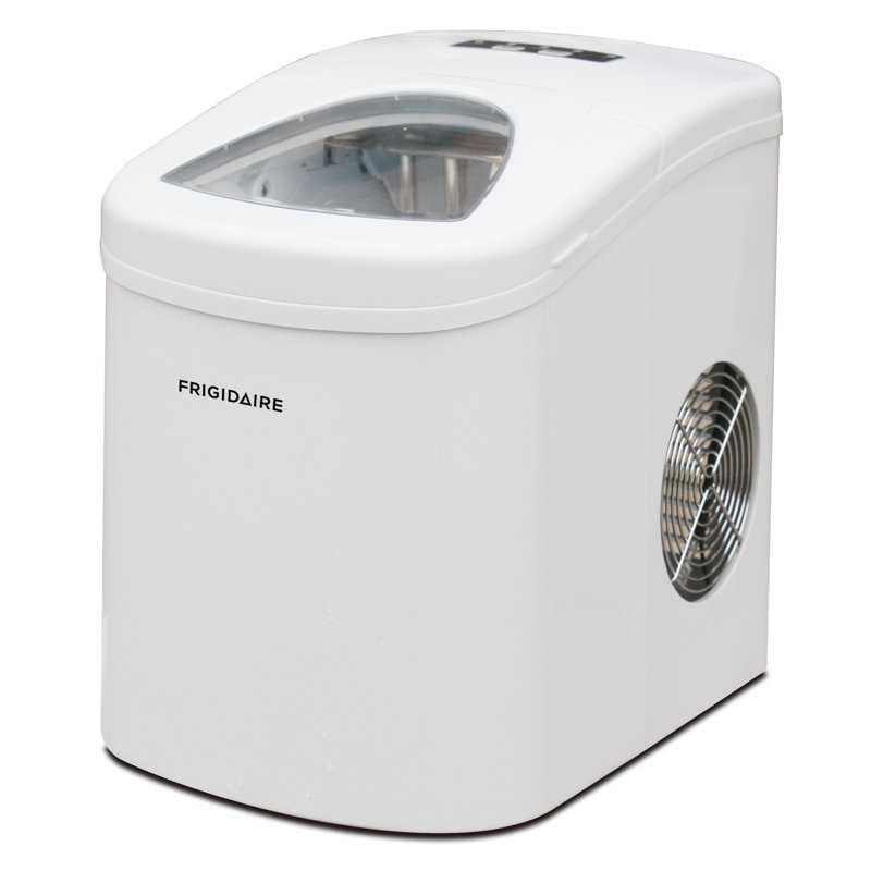 Frigidaire Black Stainless Steel Portable Countertop Ice Maker