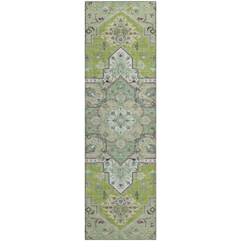 Premium Machine Washable Cossette AMF1036 Oriental Rug, Runner 2'3" x 7'6"