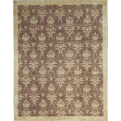 Ottoman Wool Floral Area Rug