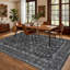Floral Machine Printed Area Rug-1045303113-1045303124