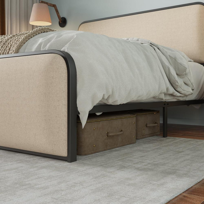 Metal Platform Bed, King