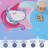 Unicorn Non-Slip Kids Playroom Nursery Washable Indoor Area Rug-2139444187