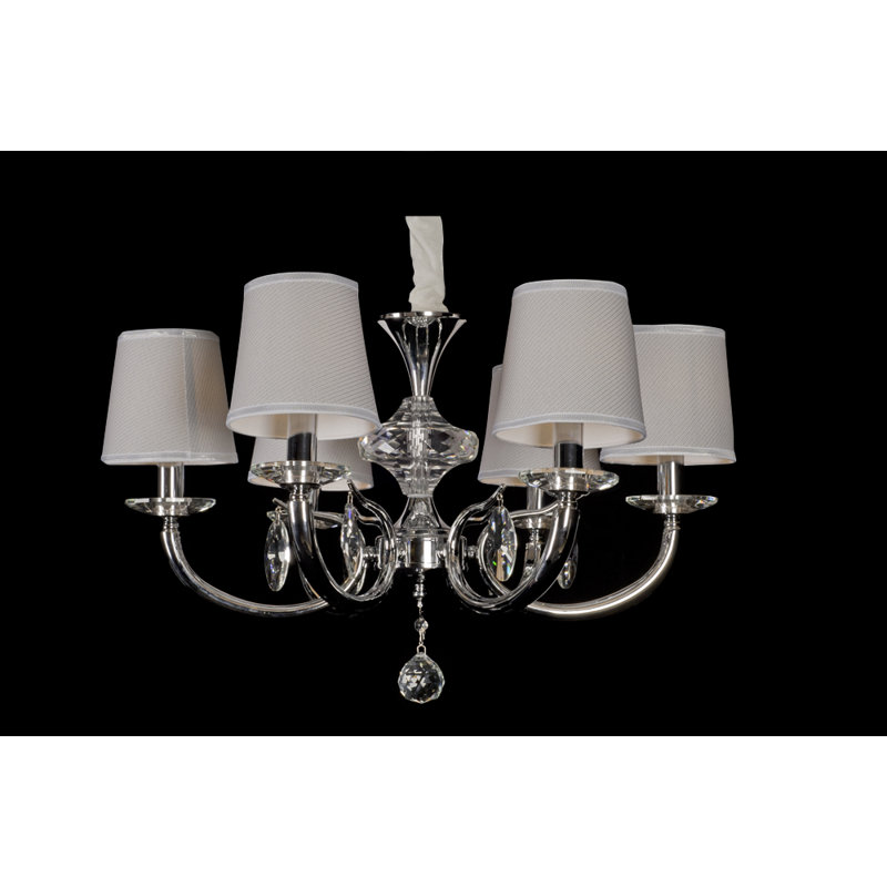 Intense 6 - Light Shaded Chandelier