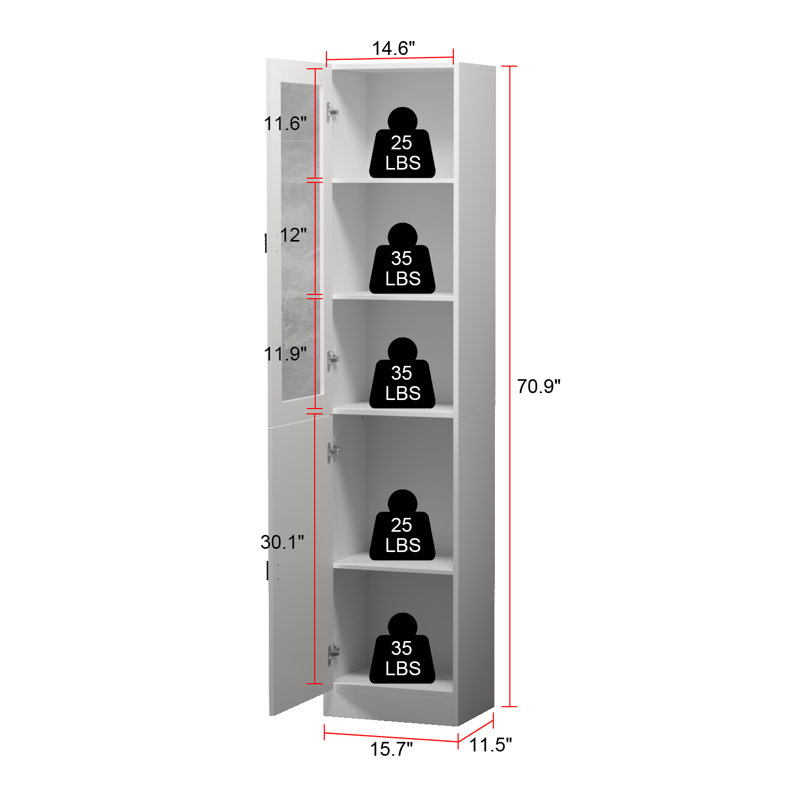 Canyla 70.9'' Kitchen Pantry