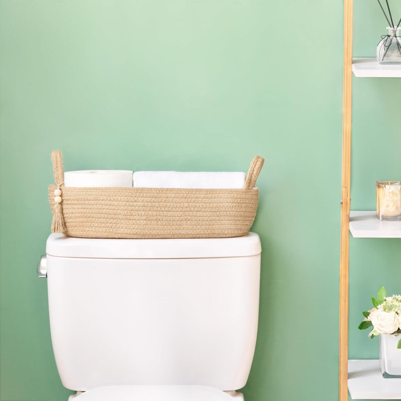 Petit panier de rangement pour débardeur de toilette Boho