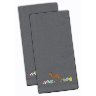 Cotton Embroidered Tea Towel Kitchen Towel