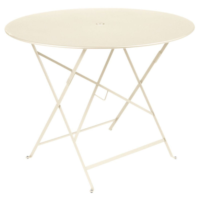 Bistro Outdoor Table, 29" H x 38" W x 38" L, Beige