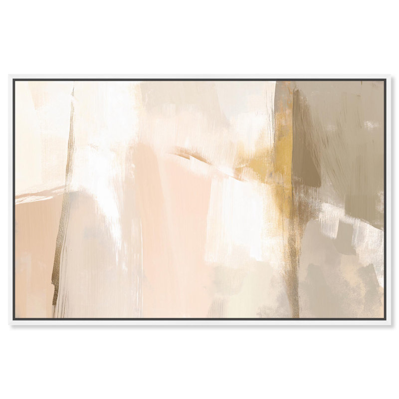 Tonal Gradations I Canvas by Art Remedy, 11" H x 16" W, Floater Frame, Black