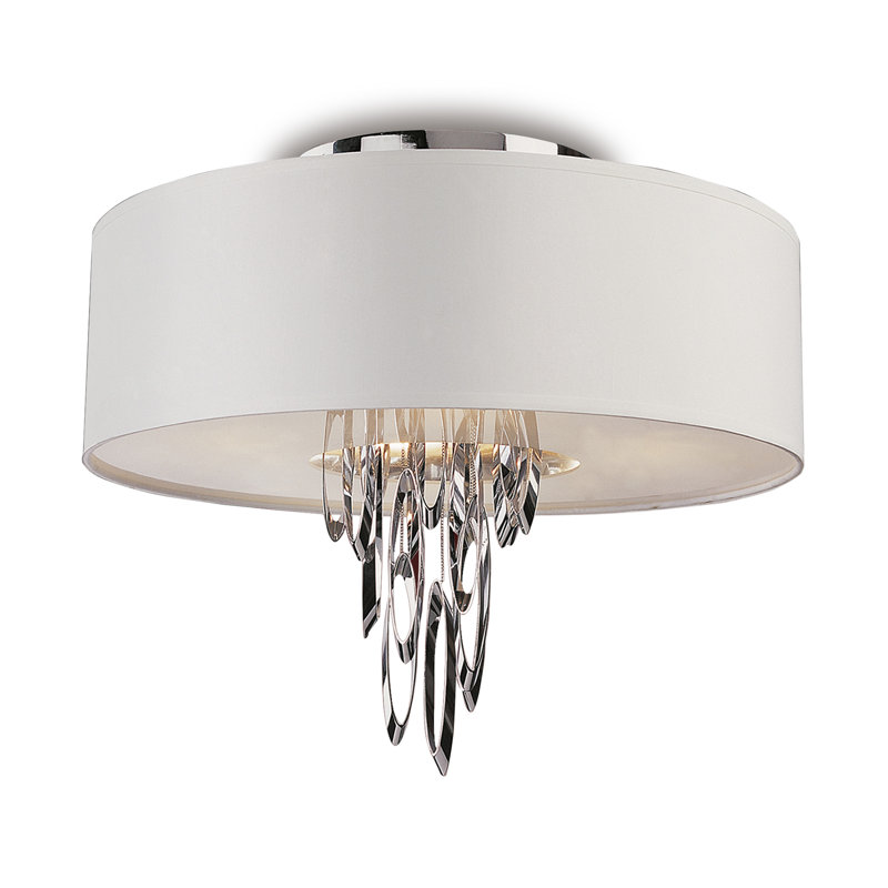 Bocanegra 4 - Light Drum Pendant, White
