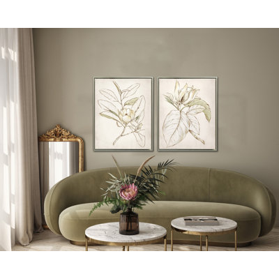 Botanique I, art mural sur toile