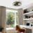 19.7“ Led Flush Mount Ceiling Fan With Light And Remote Control