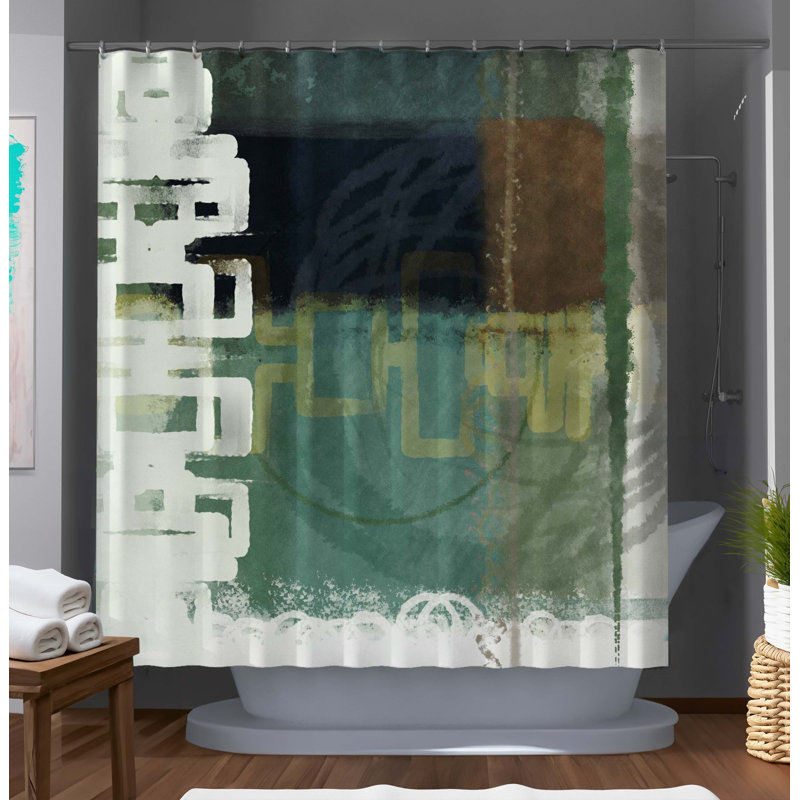 Abstract Shower Curtain