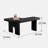 Modern Black Wooden Nesting Coffee Table Set